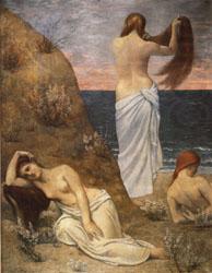 Young Girls on the Edge of the Sea, Pierre Puvis de Chavannes